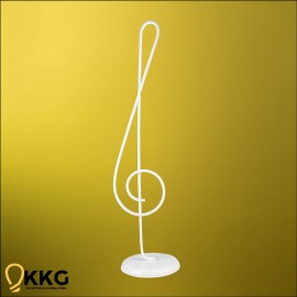 Sol Anahtarı Lambader - Beyaz