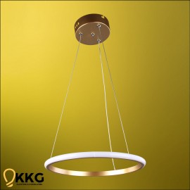 1 Katlı Led Avize - Altın Sarısı