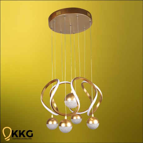 Alina Led Avize - Altın Sarısı