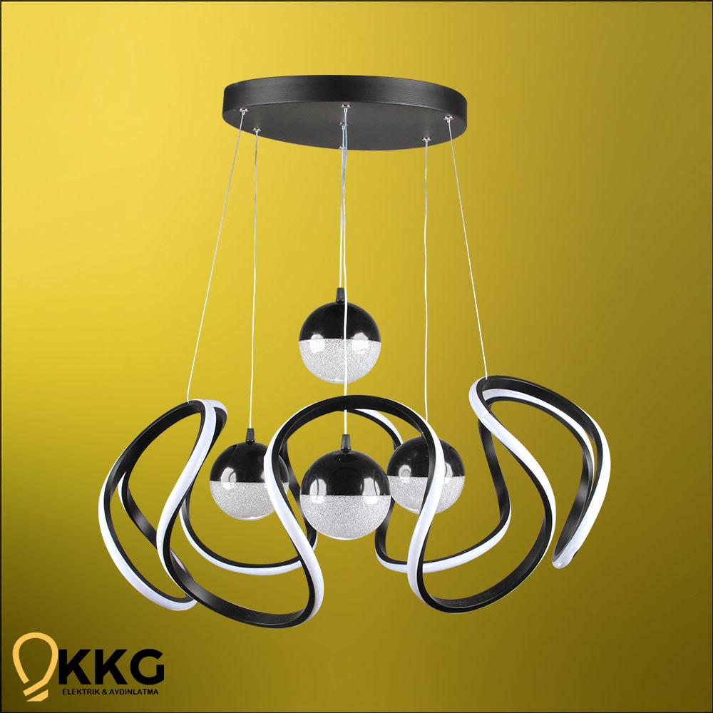 Consept Led Avize - Siyah