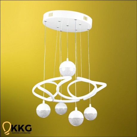 Coral Led Avize - Beyaz