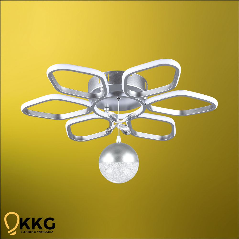 Daisy Power Led Avize - Gümüş