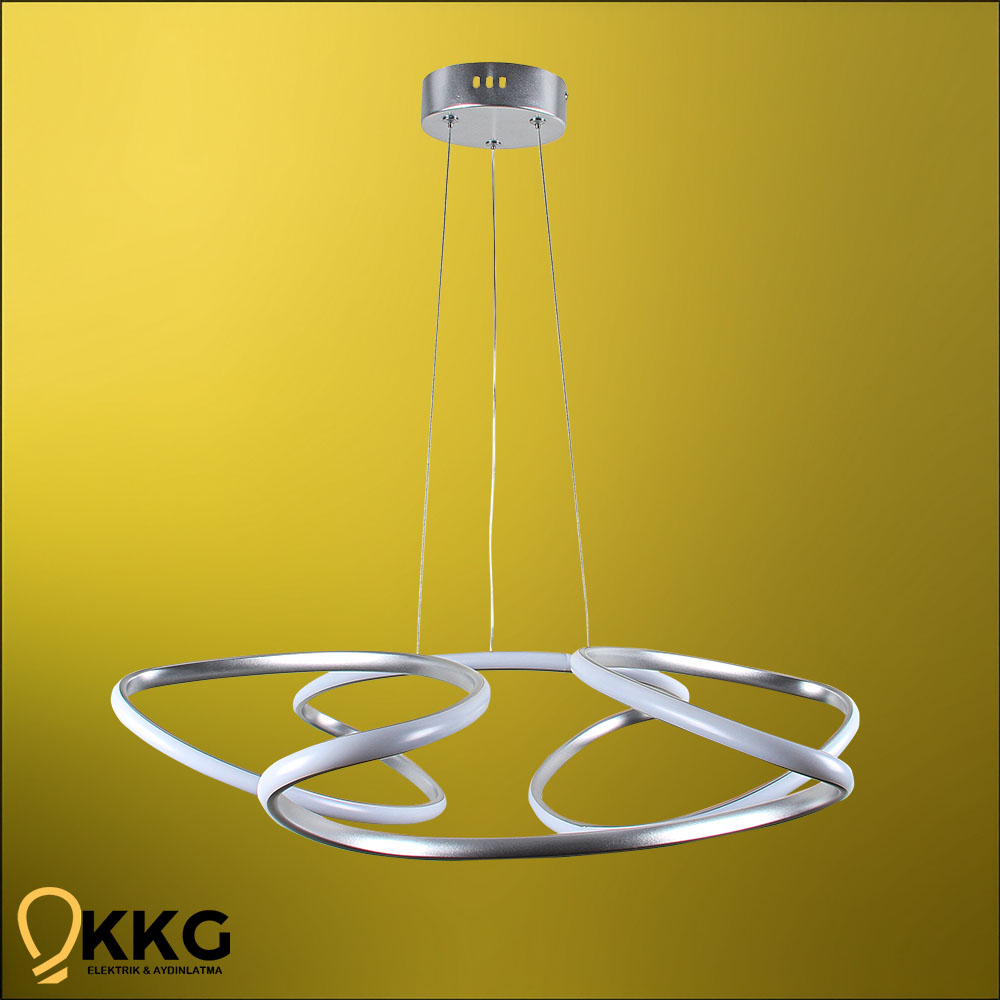 Dron Led Avize - Gümüş