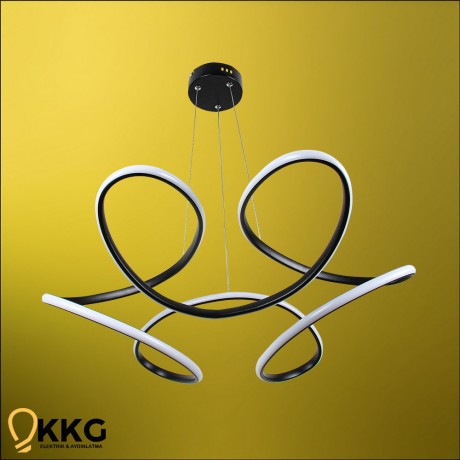 Dron Led Avize - Siyah