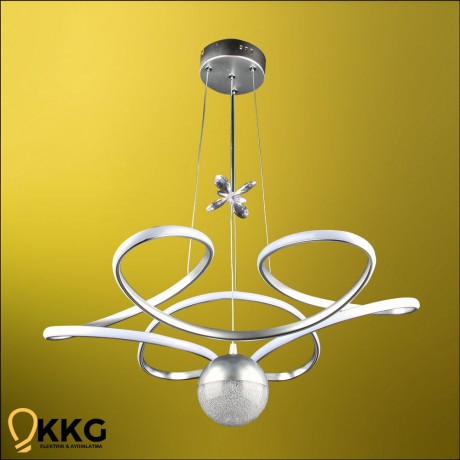 Dron Power Led Avize - Gümüş