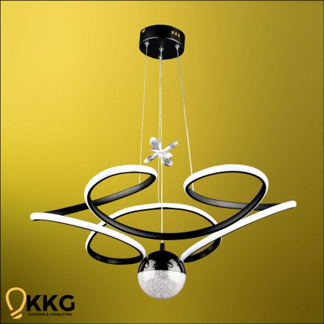 Dron Power Led Avize - Siyah