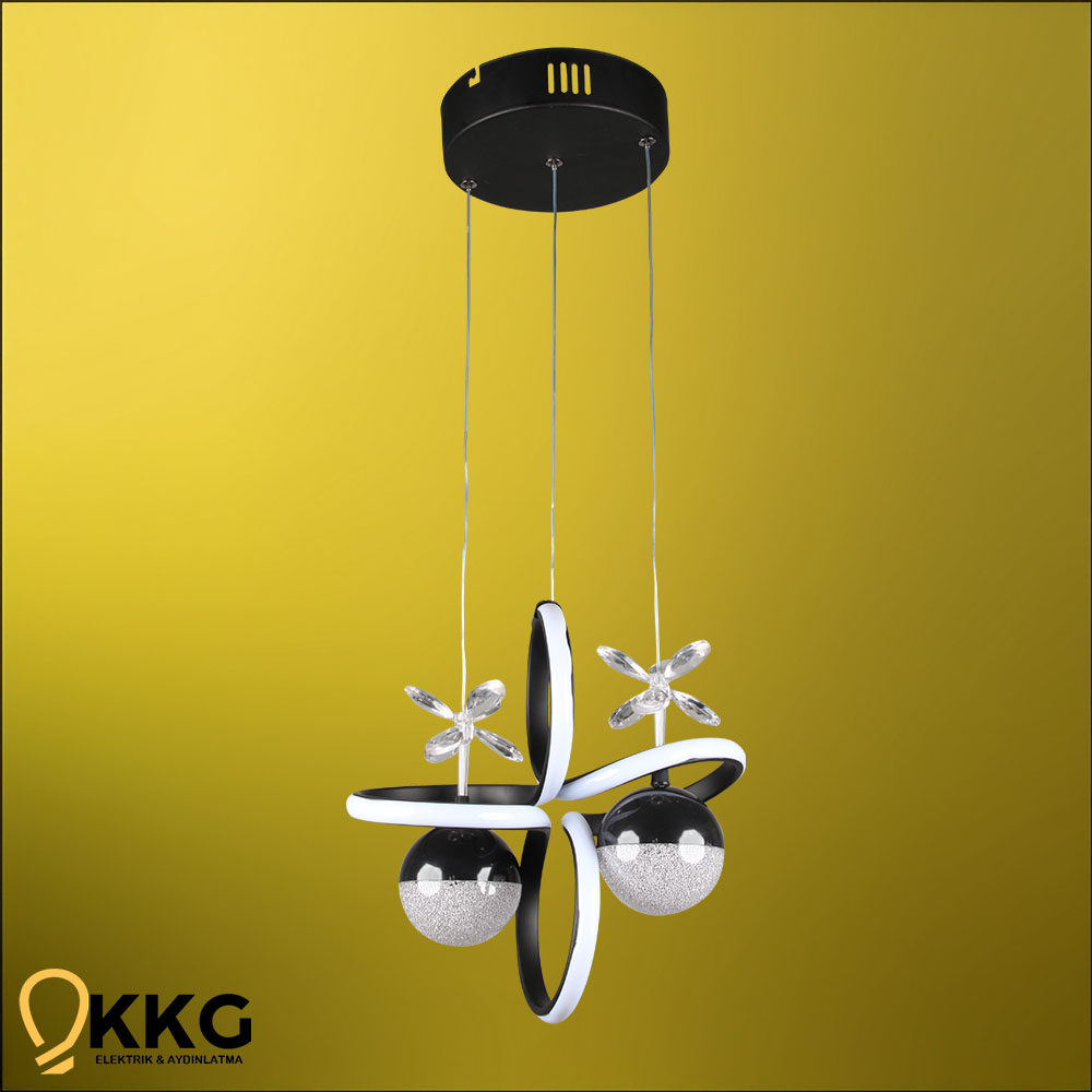 Elena Power Led Avize - Siyah