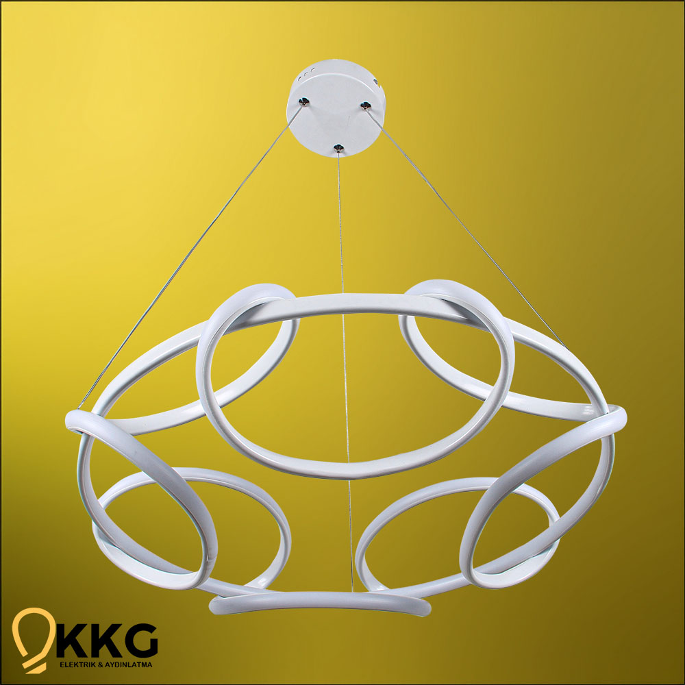 Ufo Led Avize - Beyaz