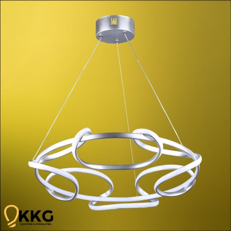 Ufo Led Avize - Gümüş