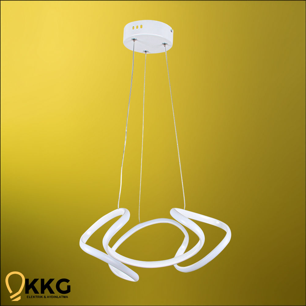 Helezon K. Led Avize - Beyaz