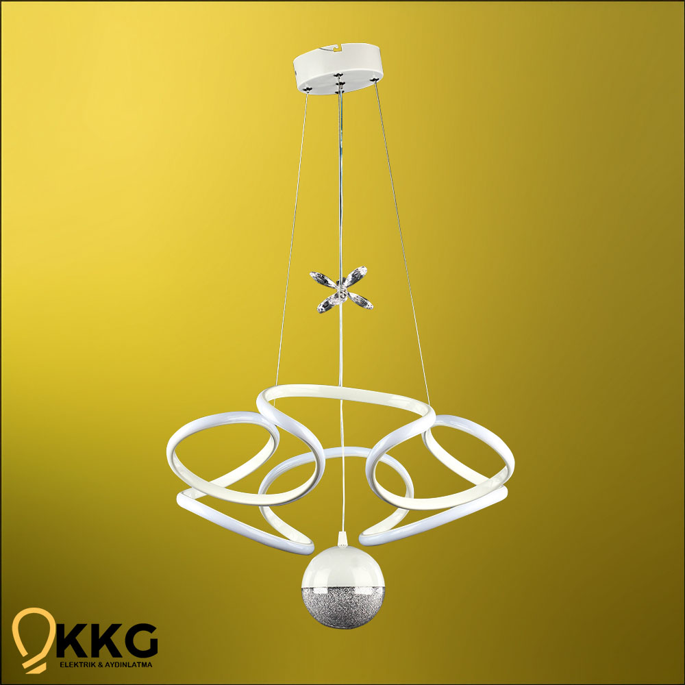 Helezon Power Led Avize - Beyaz