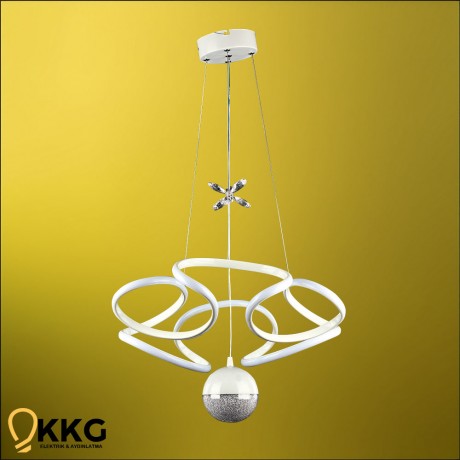 Helezon Power Led Avize - Beyaz