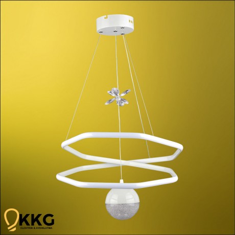Karmen Power Led Avize - Beyaz
