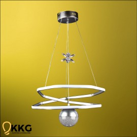 Karmen Power Led Avize - Gümüş