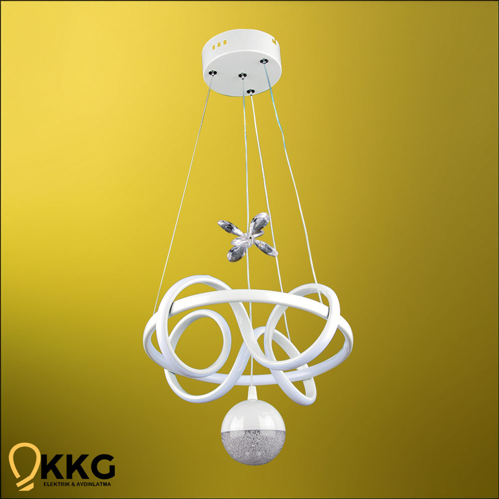 Kuzey K. Power Led Avize - Beyaz