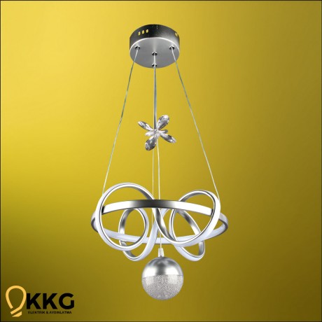 Kuzey K. Power Led Avize - Gümüş