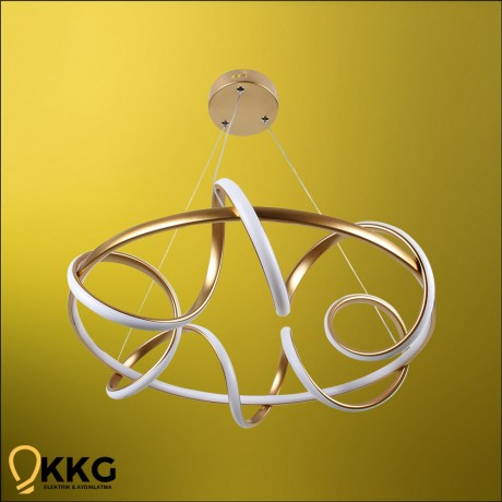 Kuzey Led Avize - Altın Sarısı