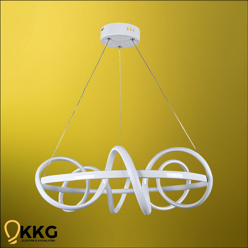 Kuzey Led Avize - Beyaz