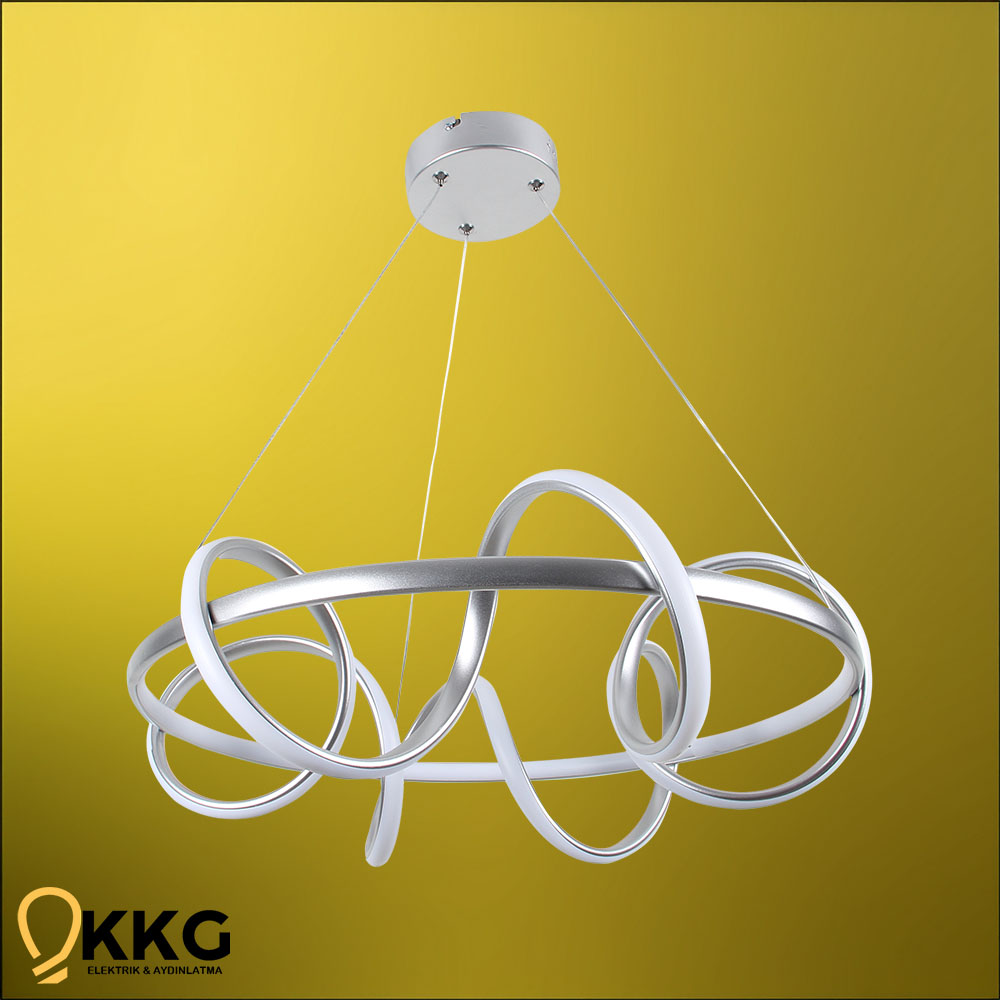 Kuzey Led Avize - Gümüş