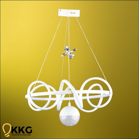 Kuzey Power Led Avize - Beyaz