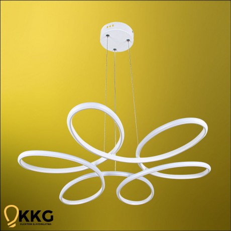 Papatya Led Avize - Beyaz