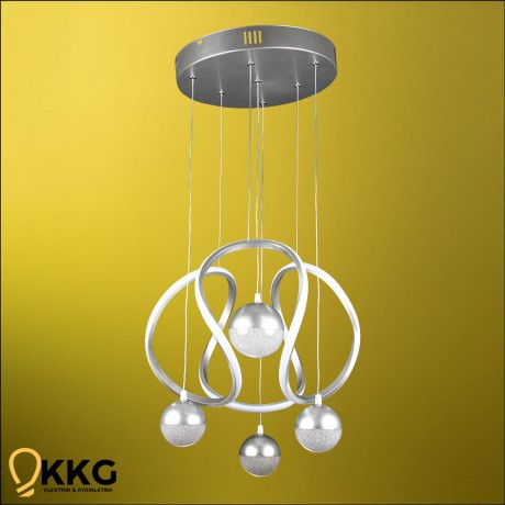 Stella Led Avize - Gümüş