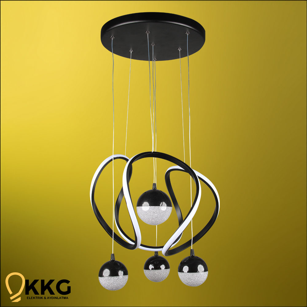 Stella Led Avize - Siyah