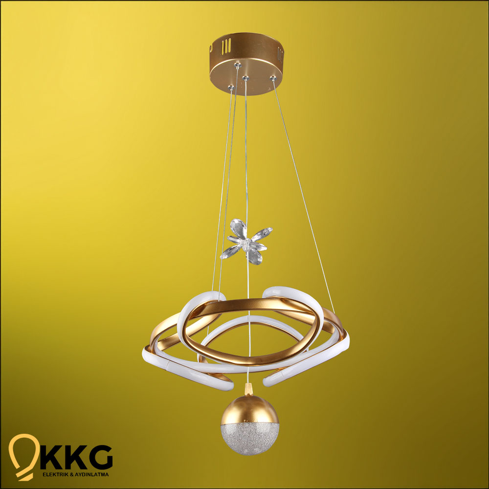 Ufo K. Power Led Avize - Altın Sarısı