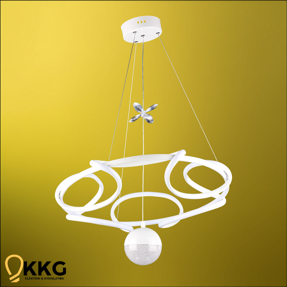 Ufo Power Led Avize - Beyaz