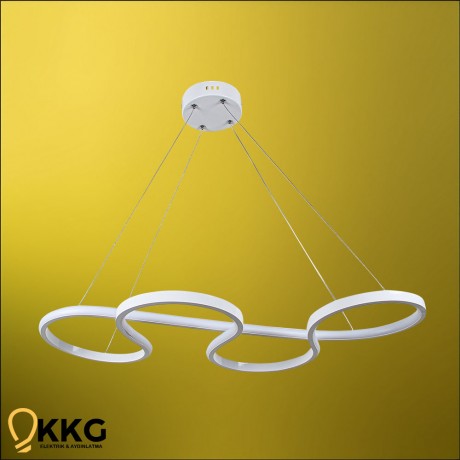 Yılan Led Avize - Beyaz