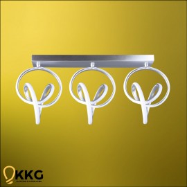 3'lü Dünya T. M. Led Avize - Gümüş