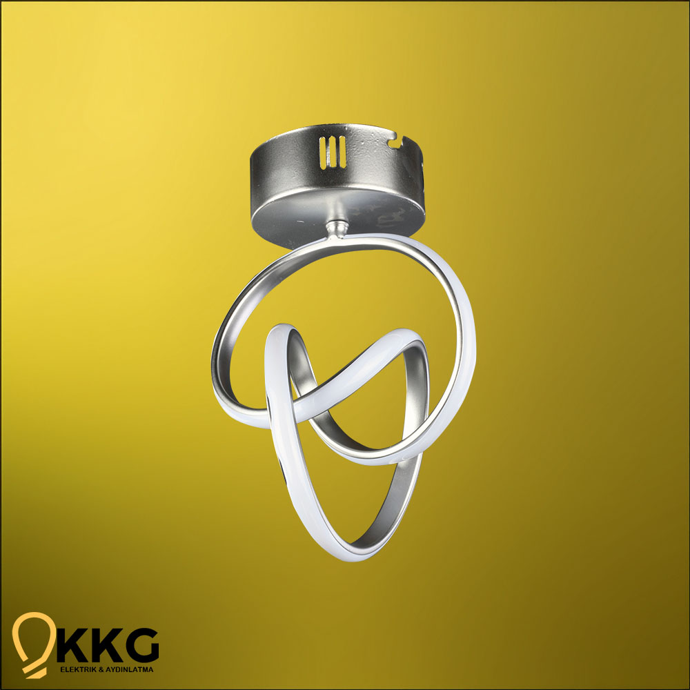 Dünya Küçük T. M. Led Avize - Gümüş