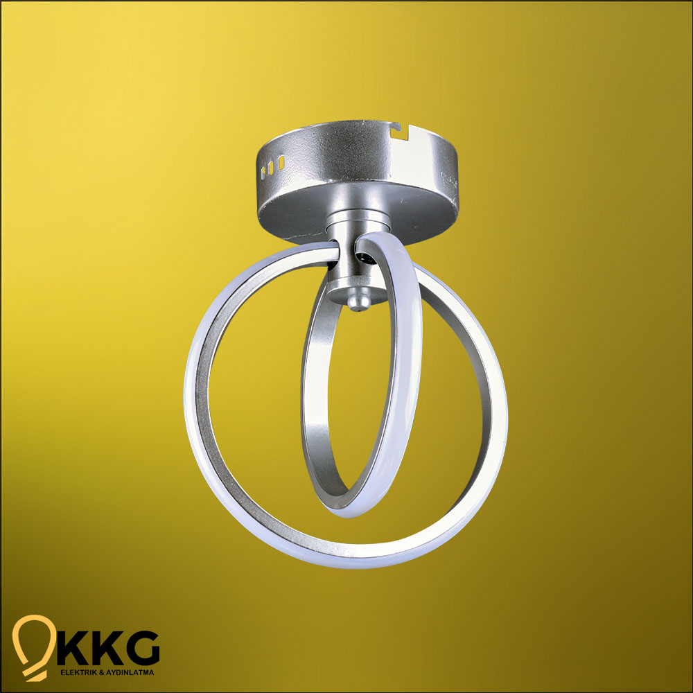 Küre Küçük T. M. Led Avize - Gümüş