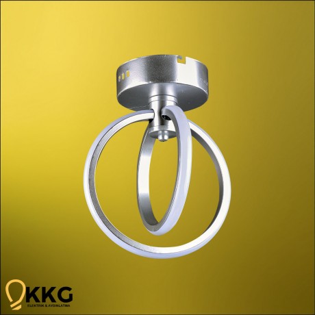 Küre Küçük T. M. Led Avize - Gümüş