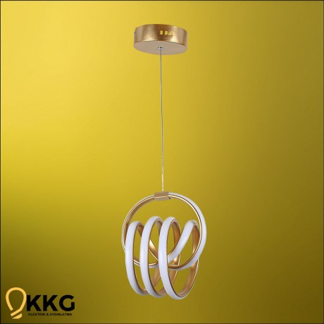 İmza Küçük Led Avize - Altın Sarısı