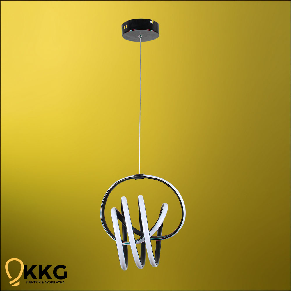 İmza Led Avize - Siyah