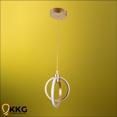 Küre Küçük Led Avize - Altın Sarısı