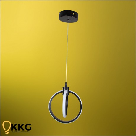 Küre Küçük Led Avize - Siyah