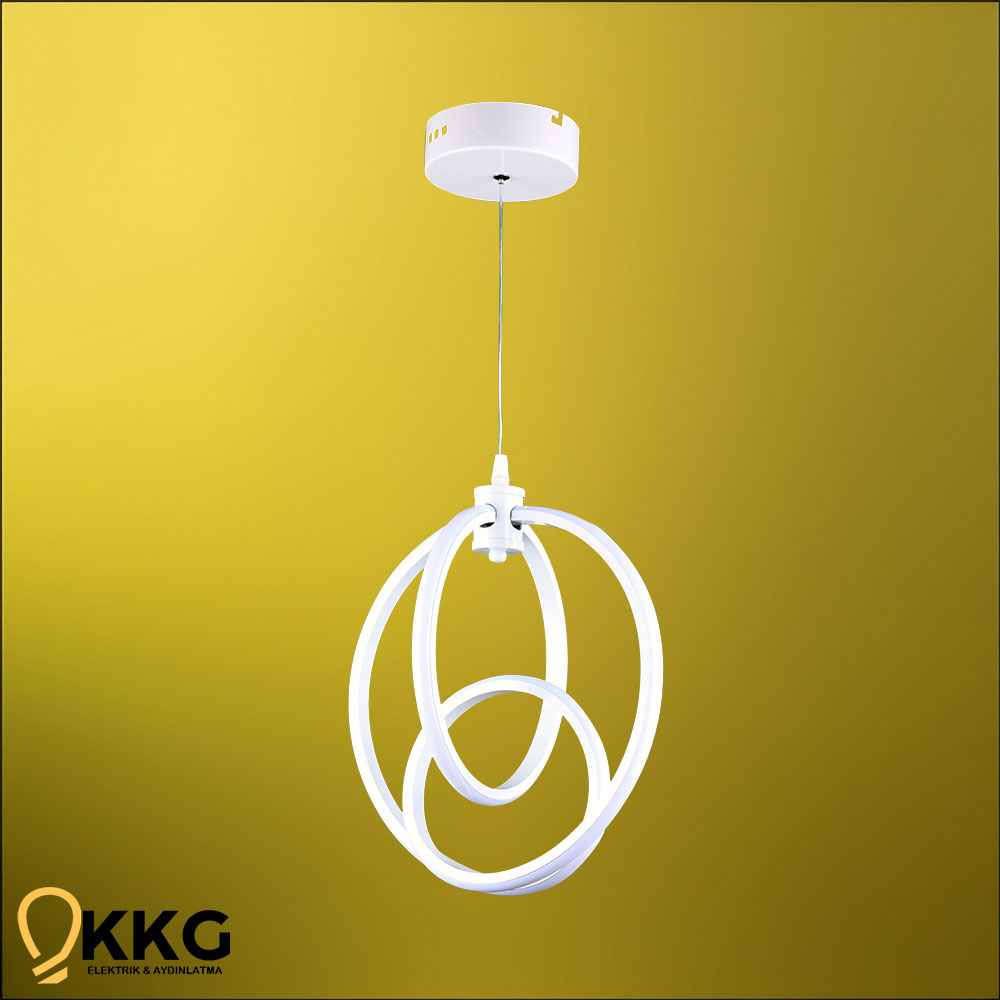 Küre Led Avize - Beyaz