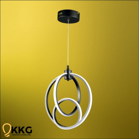 Küre Led Avize - Siyah