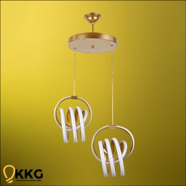 2'li İmza Led Avize - Altın Sarısı