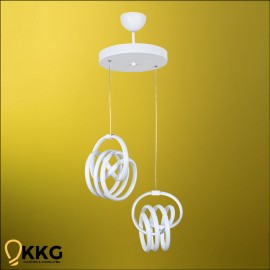 2'li İmza Led Avize - Beyaz