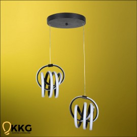 2'li İmza Led Avize - Siyah