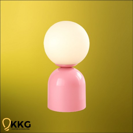 Top Masa Lambası - Pembe