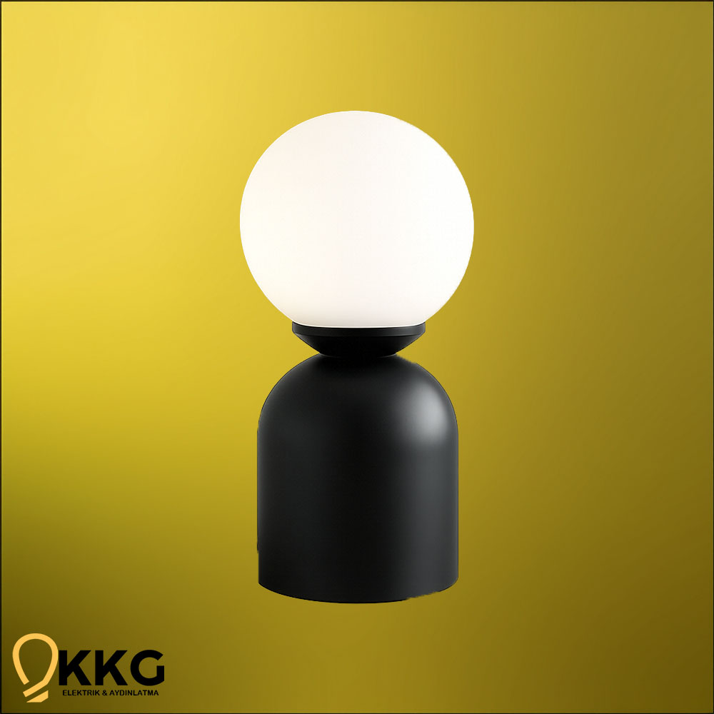 Top Masa Lambası - Siyah